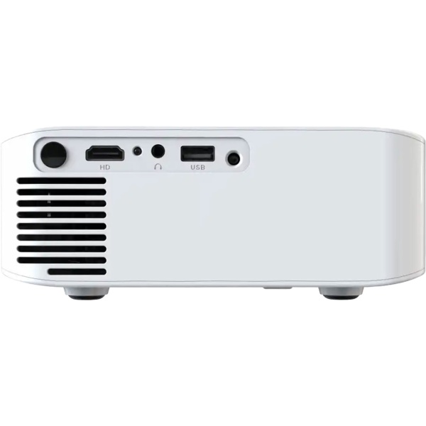 4K Heimkino Beamer mit 400 ANSI Lumen & Native WQHD, 8000:1 Kontrast, bis 180 Zoll Projektion, inkl. HDMI & HDMI-auf-USB-C-Kabel