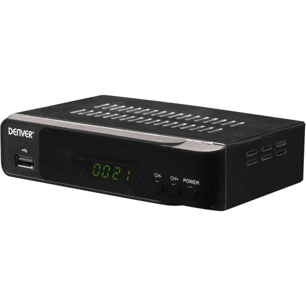 HD DVB-S2 Sat Receiver, Full HD 1080p Set-Top-Box, HDMI, Scart, USB Mediaplayer, Ethernet LAN, Coaxial, Satelliten-Receiver mit Fernbedienung