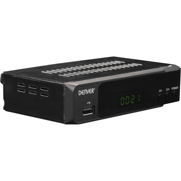 HD DVB-S2 Sat Receiver, Full HD 1080p Set-Top-Box, HDMI, Scart, USB Mediaplayer, Ethernet LAN, Coaxial, Satelliten-Receiver mit Fernbedienung