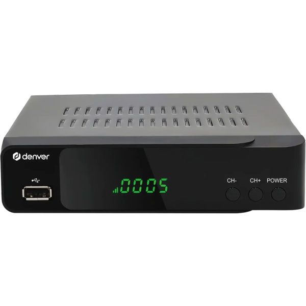 HD DVB-S2 Sat Receiver, Full HD 1080p Set-Top-Box, HDMI, Scart, USB Mediaplayer, Ethernet LAN, Coaxial, Satelliten-Receiver mit Fernbedienung