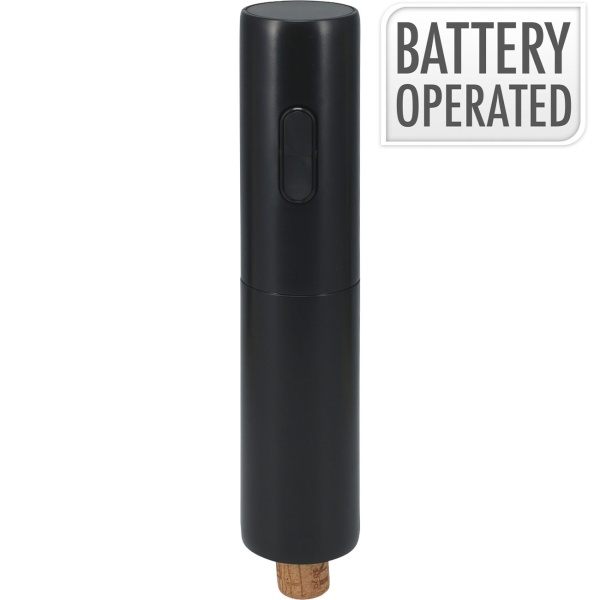 Elektrischer Weinöffner in Schwarz, automatischer Korkenzieher für Weinliebhaber, modernes Design für Küche und Bar