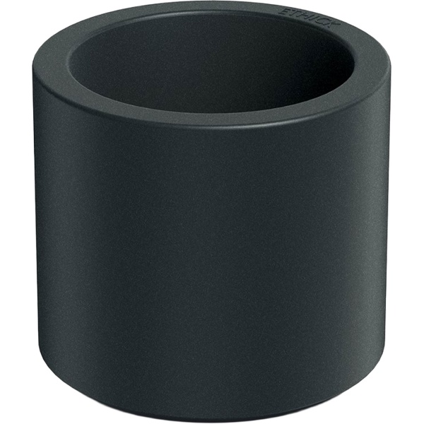 Moderner Blumentopf Rund Ø47cm in Anthrazit, Pflanzkübel 40L aus Kunststoff für Innen & Aussen, Frostsicher & UV-Beständig, Leichtgewicht