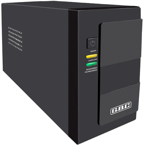 USV Unterbrechungsfreie Stromversorgung 800VA 480W, AVR Spannungsregler, 2x IEC, 12V 9Ah Batterie, Backup für PC Router IT, 2-6ms Reaktionszeit