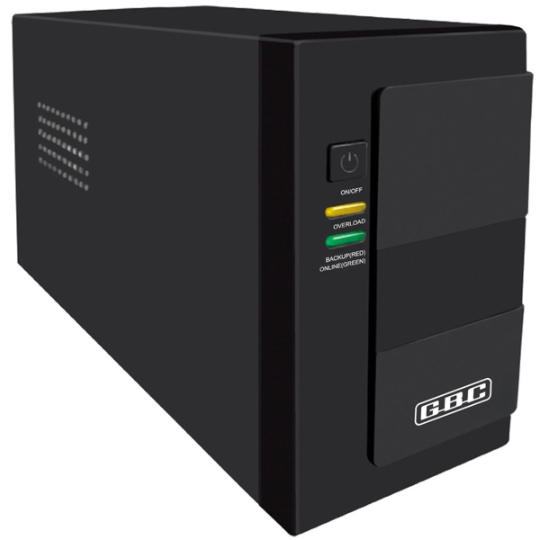 USV Unterbrechungsfreie Stromversorgung 1200VA 720W, AVR Spannungsregler, 2x IEC, 12V 9Ah Batterie, Backup für PC Router IT, 2-6ms Reaktionszeit
