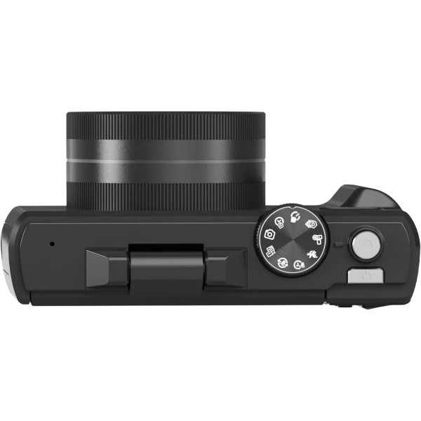 Kompakte 5K WLAN Digitalkamera mit 18x Zoom, 75MP Fotoauflösung & 180 Grad Klappdisplay – ideale Vlogging-Kamera für YouTube & Live-Streams