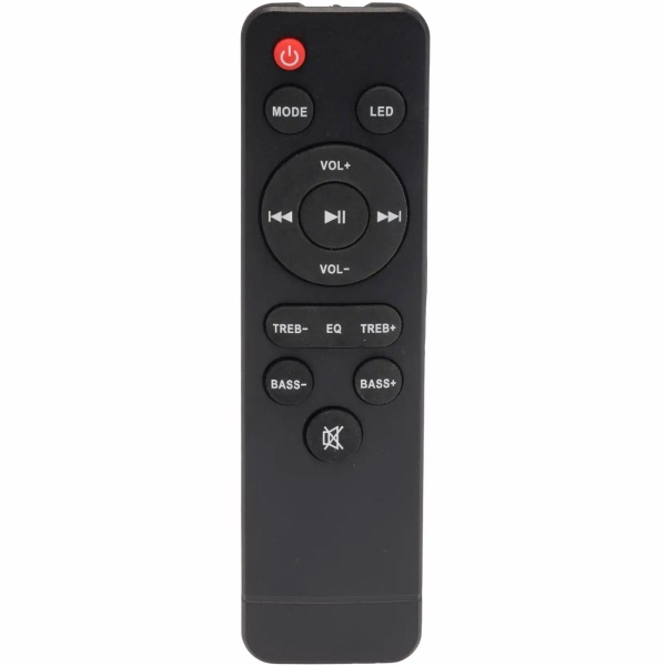 Bluetooth-Partylautsprecher 200W RMS: Musikbox mit LED-Lichtshow, TWS, Akku, Rollen, Mikrofon & Fernbedienung - IPX4 Spritzwasserschutz