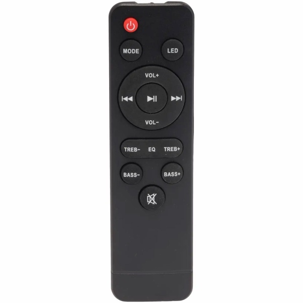 Leistungsstarker Bluetooth Partylautsprecher mit 100W RMS, TWS, LED Lichtshow, Mikrofon & Fernbedienung – IPX4 Wetterfeste Soundanlage für Outdoor