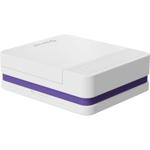 Mobiler Bluetooth Farbdrucker – Tragbarer Mini Fotodrucker für Fotos, Sticker & Tattoos, inkl. Akku & App, für iOS & Android, Weiss