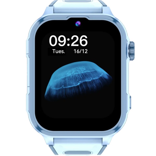 Robuste Kinder Smartwatch Blau mit 4G Videoanruf und präzisem GPS Tracker - Wasserdichte Uhr mit SOS-Funktion & Kamera für maximale Sicherheit