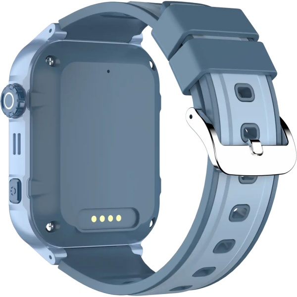 Robuste Kinder Smartwatch Blau mit 4G Videoanruf und präzisem GPS Tracker - Wasserdichte Uhr mit SOS-Funktion & Kamera für maximale Sicherheit