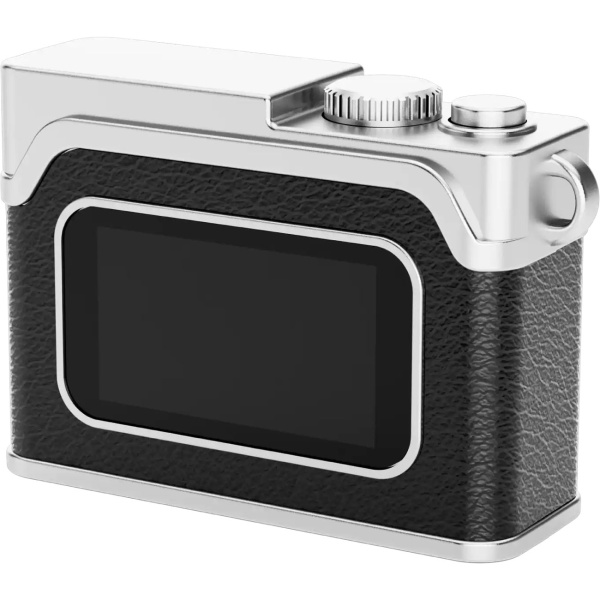 Mini Full HD Digitalkamera als Schlüsselanhänger, 3,1 x 4,8 x 2,15 cm, Schwarz: Süsse Retro-Kamera für Kinder & Reisen. 12MP Fotos & 1080P Videos 