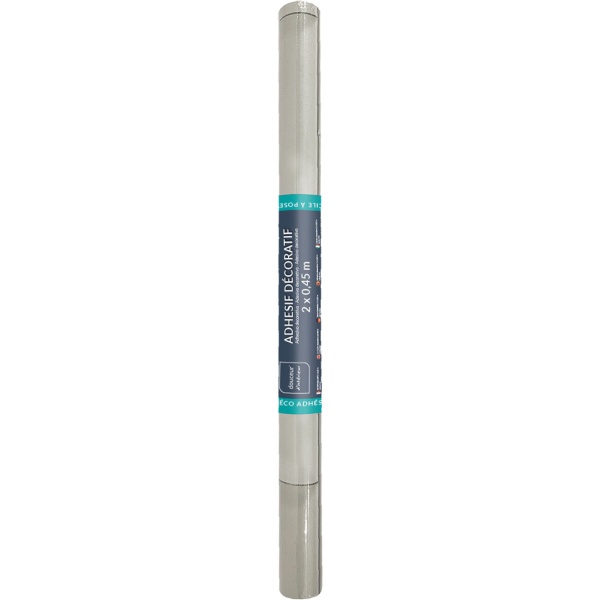 2er-Set Stilvolle Klebefolie in Backsteinoptik, weiss – Hochwertige Dekofolie, selbstklebend, 45cmx200cm