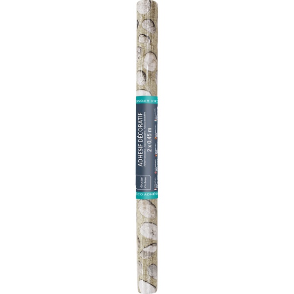 Moderne Klebefolie mit Kieselsteinmuster, grau – Hochwertige Dekofolie, selbstklebend, 45cmx200cm