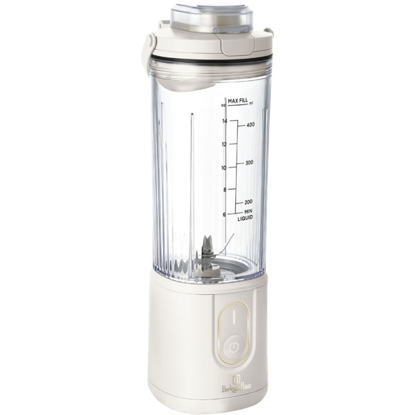 Tragbarer Akku Standmixer & Smoothie Maker kabellos: Leistungsstarker Mini Blender für frische Shakes, Säfte - ideal für Sport, Arbeit & Reisen