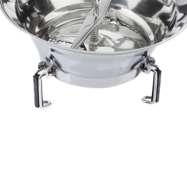 Profi-Passiermühle mit 3 Sieben aus Edelstahl für Gastronomie & Küche - Hochwertiges Passiergerät für Gemüse, Püree, Saucen