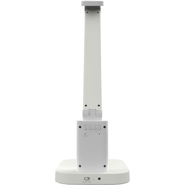 Aufladbare LED Schreibtischleuchte – Schicke Nachttischlampe mit Touch-Dimmer, Kalender, Raumtemperatur, Alarm & Uhr fürs Schlafzimmer & Büro
