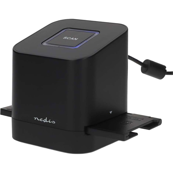 Dia Scanner & Negativ Scanner, 8MP CMOS Filmscanner mit USB, Digitalisierer für Fotos & Negative mit Software, 2400/4800 dpi