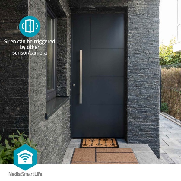 Smarte WLAN Funk Klingel Weiss – kabellose Türklingel für Smart Home, App-Steuerung, 60 Melodien, 100m Reichweite