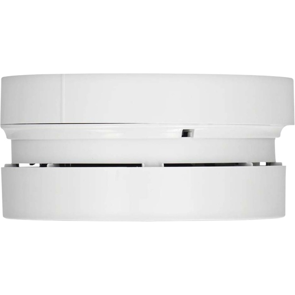 Fotoelektrischer Rauchmelder DIN EN 14604 Konform - Zuverlässiger Feuermelder mit 85dB Alarm & Prüftaste - 9V Batteriebetrieb & Montagematerial