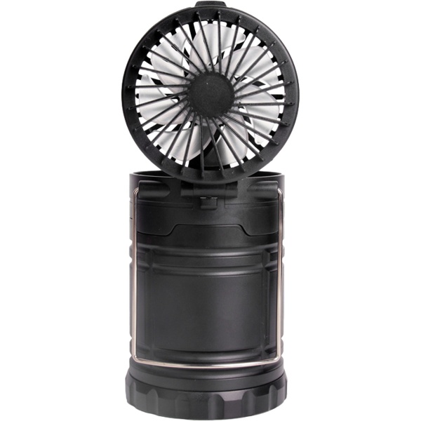 2in1 Campinglampe & Ventilator – Helles COB Licht & Abkühlung für Zelt, Outdoor & Wandern – Kompakt & Batteriebetrieben