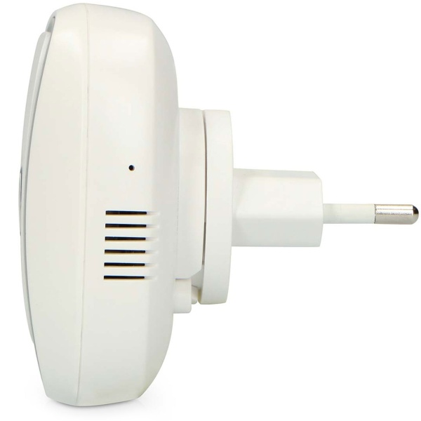 Gasmelder für die Steckdose – Methan & Erdgas Detektor mit 70dB Alarm & LED-Ring – EN50194 zertifiziert – Gaswarner für Küche, Therme & Heizung