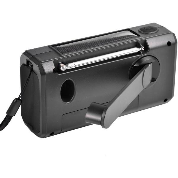 Zuverlässiges Solar-Kurbelradio DAB+ UKW Notfallradio mit Powerbank, Taschenlampe & Bluetooth: Robustes Outdoor-Radio für Camping & Krise