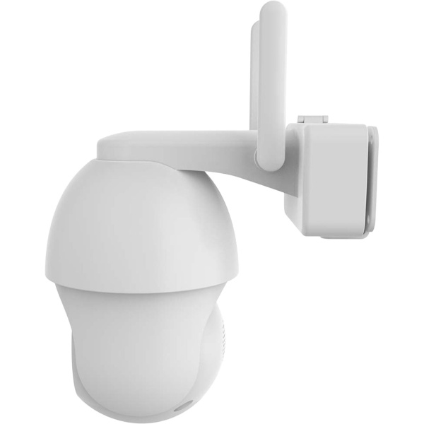 4K Wi-Fi Outdoor Kamera mit Akku & Solar-Option, PTZ 355° Schwenkbar, Farb-Nachtsicht, Flutlicht, Sirene, IP65 Wasserdicht & Alexa/Google Support