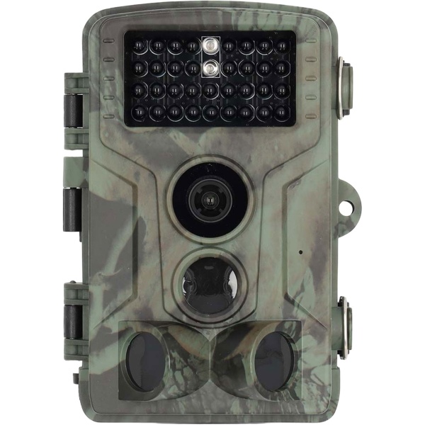Robuste 4K Ultra HD Wildkamera mit 50MP, 0,2s Auslösezeit & IP65 Schutz - Fotofalle mit 20m PIR-Erfassung & IR-Nachtsicht für Garten & Jagd