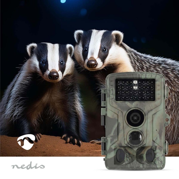 Robuste 4K Ultra HD Wildkamera mit 50MP, 0,2s Auslösezeit & IP65 Schutz - Fotofalle mit 20m PIR-Erfassung & IR-Nachtsicht für Garten & Jagd