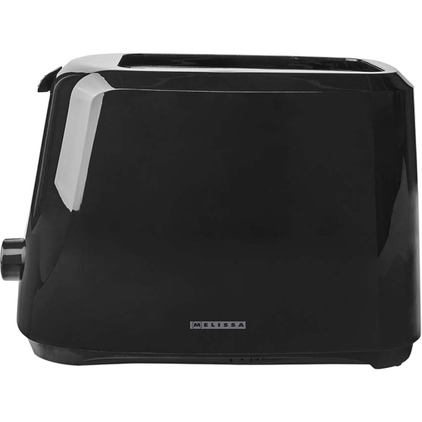 Toaster 2 Schlitze in Schwarz – Moderner 700W Design Toaster mit 6 Bräunungsstufen, Krümelschublade & Abbruchfunktion – Inkl. Kabelaufbewahrung