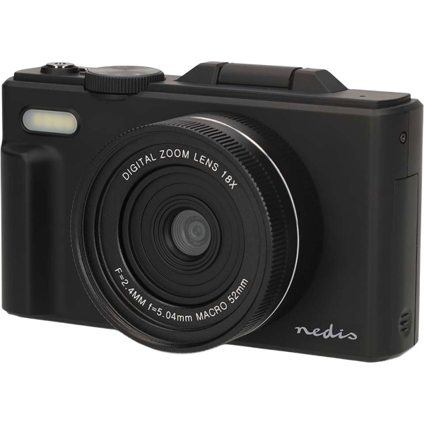Digitale 4K Fotokamera – Profi Vlogging Kamera mit WiFi, Flip Screen & 75MP, Kompakte Vlog Fotokamera für Urlaub & YouTube, Schwarz