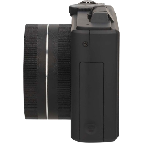 Digitale 4K Fotokamera – Profi Vlogging Kamera mit WiFi, Flip Screen & 75MP, Kompakte Vlog Fotokamera für Urlaub & YouTube, Schwarz