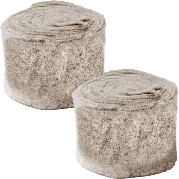 2er-Set Effektiver Schneckenschutz: 5m Schafwolle Schneckenbremse für Gemüsebeet & Garten - Biologischer, giftfreier Schnecken-Stopp aus Wolle