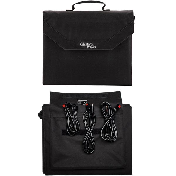 Professionelle tragbare Powerstation & Solar-Generator, 800 Wh, 1000 Watt im Set mit 1 mobilen 110-Watt-Solarpanel