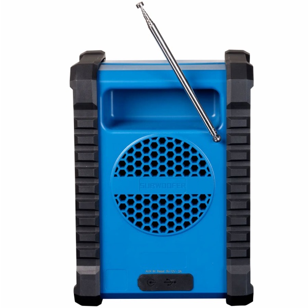 Robustes Akku Baustellenradio: Leistungsstarkes DAB+ FM Werkstattradio mit Bluetooth & USB-C - Wasserdichtes Outdoor Radio für Handwerker