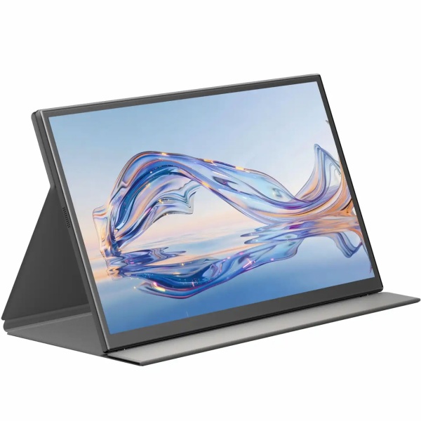 Tragbarer Monitor 18.5 Zoll Full HD IPS, 100Hz Mobiler Zweitbildschirm - Für Laptop, Mac, PS5, Xbox, Android Smartphone - Ultra-schlankes Display