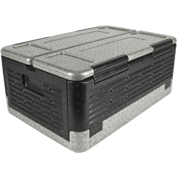 Multifunktionale Thermobox 40L: Praktische Kühl- und Warmhaltebox für Gastronomie, Lieferservice, Camping & Picknick, faltbar – Sicheres Transportieren