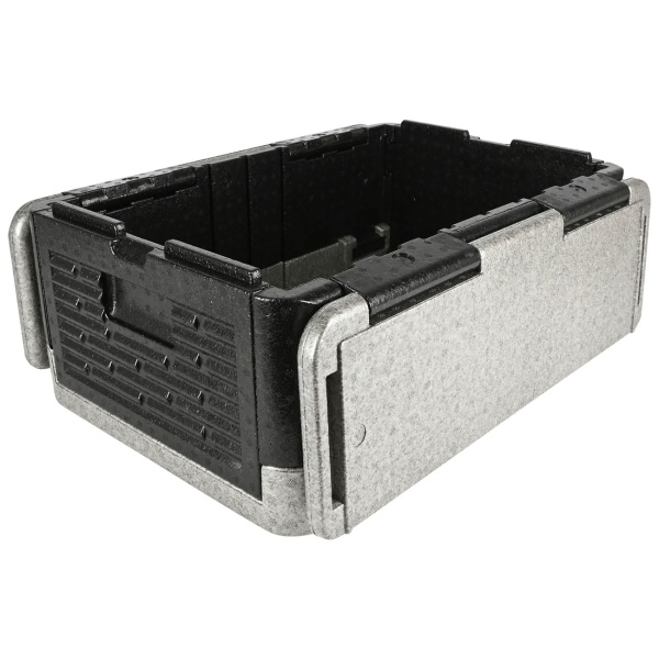 Multifunktionale Thermobox 40L: Praktische Kühl- und Warmhaltebox für Gastronomie, Lieferservice, Camping & Picknick, faltbar – Sicheres Transportieren