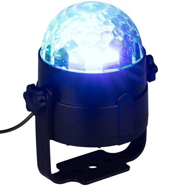 Disco-Lichtprojektor mit Musiksensor und Fernbedienung, verschiedene bunte Lichtmuster, LED Partybeleuchtung mit USB-A für Party und Zimmer