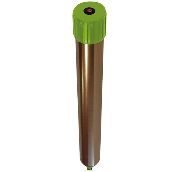 2er-Set Wühltiervertreiber Effektiv & Tierfreundlich - Starker Vibrationsmotor & Quarzschwingungen gegen Maulwurf & Wühlmaus im Garten & Acker