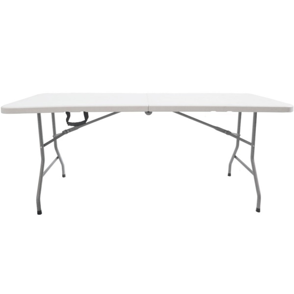 Stabile Camping Sitzgruppe mit Klapptisch 180cm und 2 passenden Koffer Sitzbänken, wetterfest, klappbar