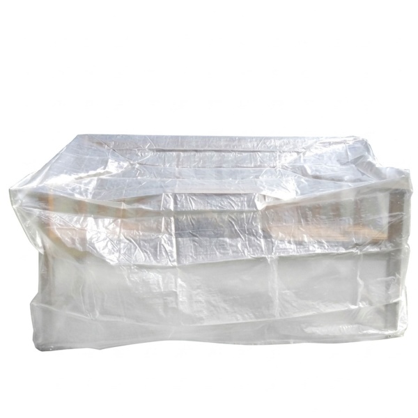 Gartenbank-Abdeckung Schutzhaube 160x80x75 cm - Gewebeverstärkte PE Plane 90g/m² - Witterungsbeständige Wetterfeste Bankabdeckung für Gartenmöbel