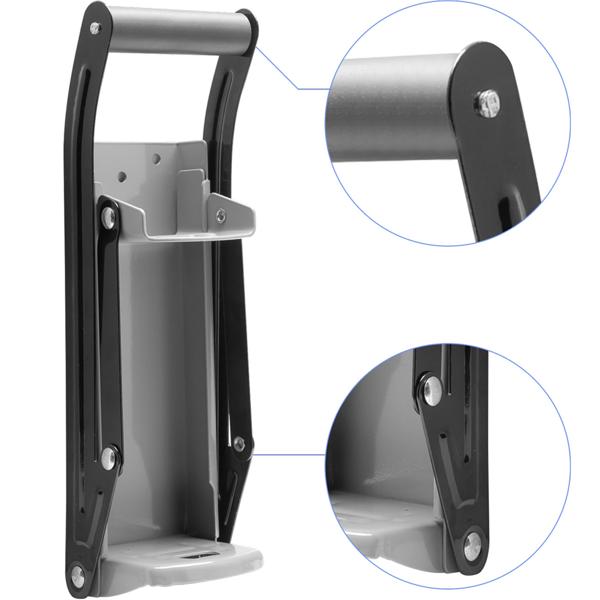 2-in-1 robuste Dosenpresse und Flaschenöffner, Wandmontage, effizienter Dosenzerkleinerer mit rutschfestem und stabilem Griff