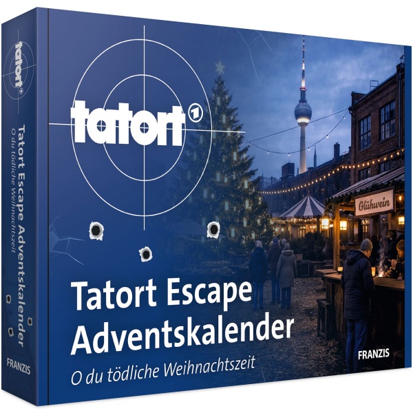 Tatort Escape Adventskalender: Krimi Rätsel 24 Umschläge für Jugendliche & Erwachsene - spannender Adventskrimi für Fans zum Miträtseln Zuhause