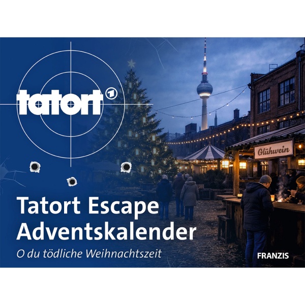 Tatort Escape Adventskalender: Krimi Rätsel 24 Umschläge für Jugendliche & Erwachsene - spannender Adventskrimi für Fans zum Miträtseln Zuhause