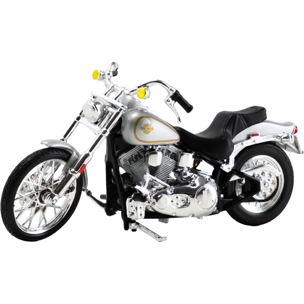 Harley-Davidson Adventskalender 2024 – FXST Softail Modellbausatz 1:18 mit V2 Soundmodul, Begleitbuch & Zubehör – Geschenk für Motorrad Fans