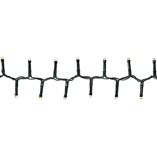 2er-Set LED Lichterkette Cluster 400 LEDs warmweiss, je 8 m – dichte Büschel-Lichterkette für innen & aussen, IP44, 7 Lichteffekte, Timer - Weihnachtsbeleuchtung