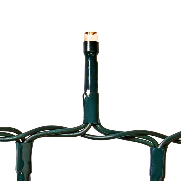 2er-Set LED Lichterkette Cluster je 700 LEDs warmweiss, je 14 m – Büschel-Lichterkette für innen & aussen, 7 Effekte, Timer - Weihnachtsbeleuchtung