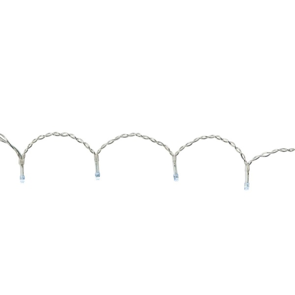 Eisregen Lichterkette WLAN 8 m mit 400 LEDs warmweiss bis kaltweiss – App- und Sprachsteuerung, dimmbar, 80 Stränge, IP65, transparentes Kabel