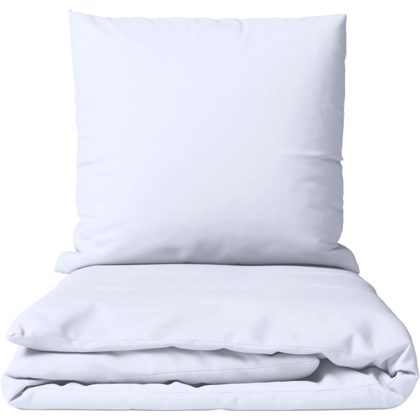 2er-Set Bettwäsche 155x220/80x80 cm, 100% Baumwolle mit Reissverschluss, hautsympathische & atmungsaktive Bett- und Kissenbezüge für erholsamen Schlaf